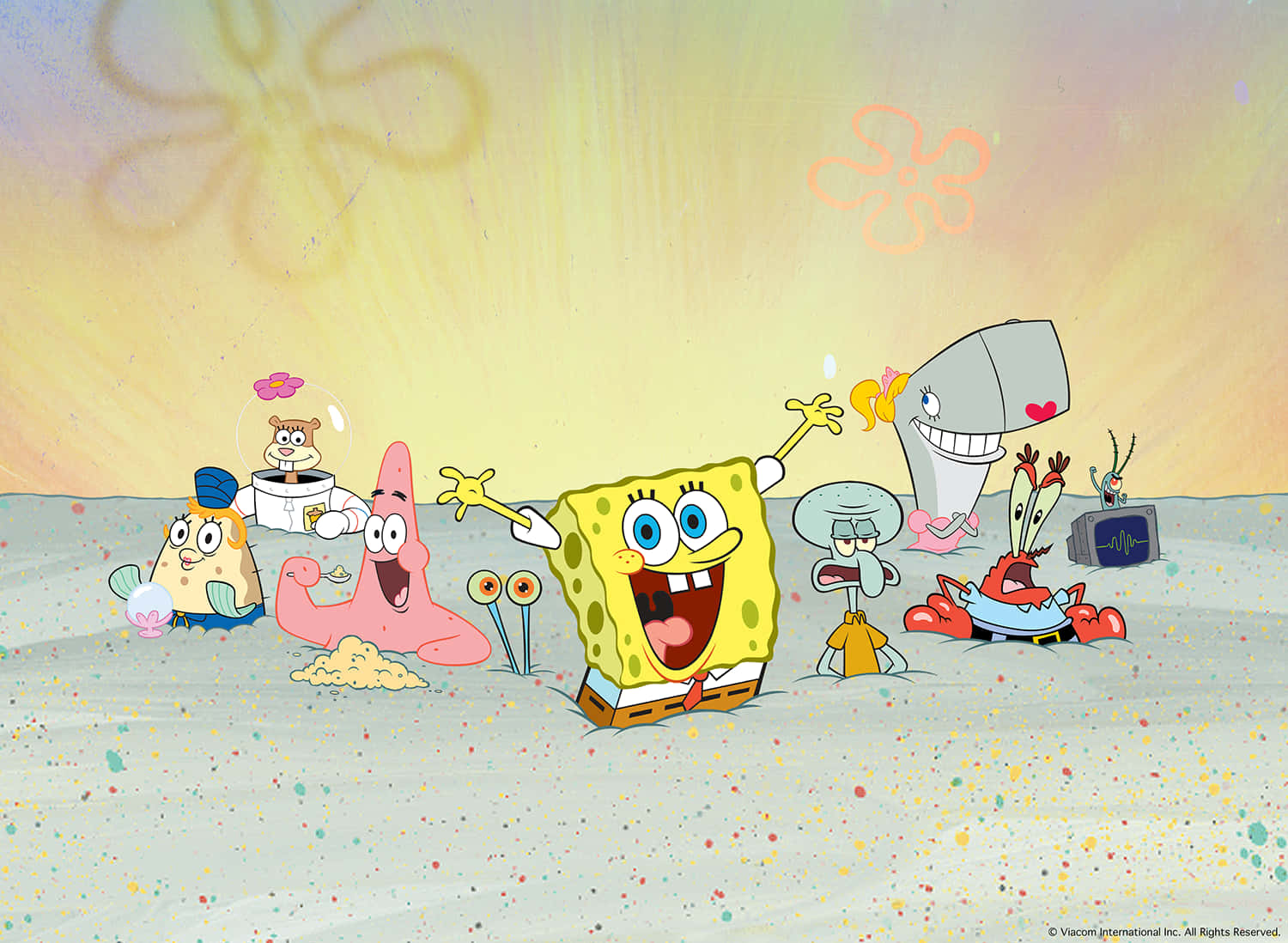 Aesthetic Spongebob And Friends Wallpaper