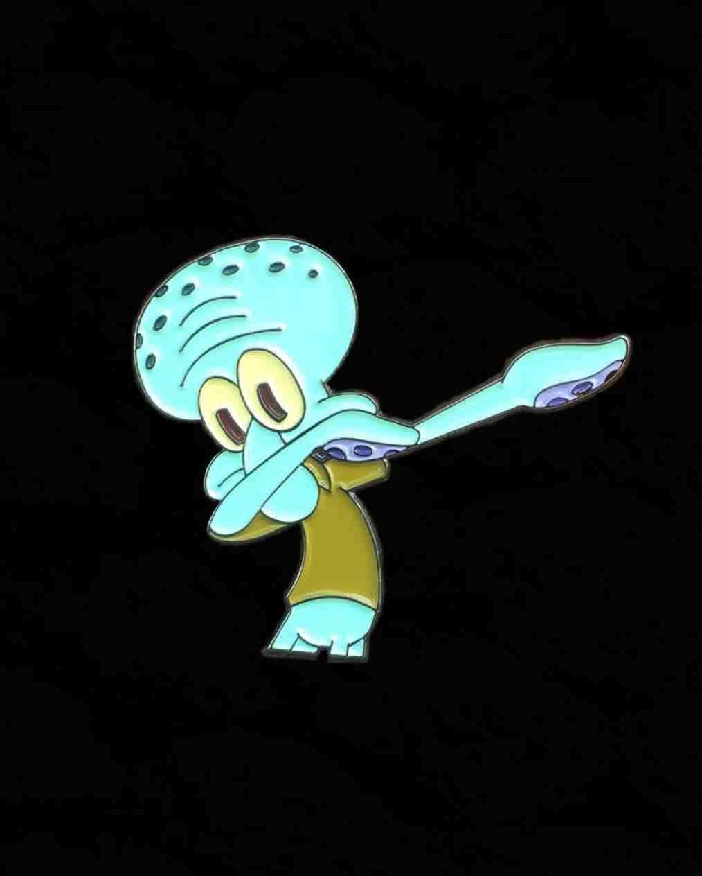 Aesthetic Squidward 1014 X 1264 Wallpaper