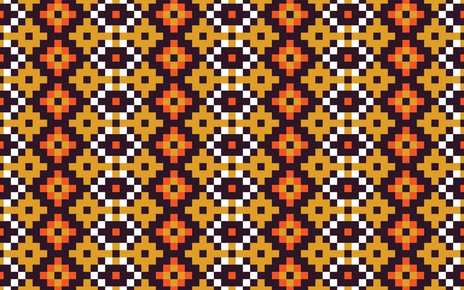 African Print Geometric Pattern Wallpaper