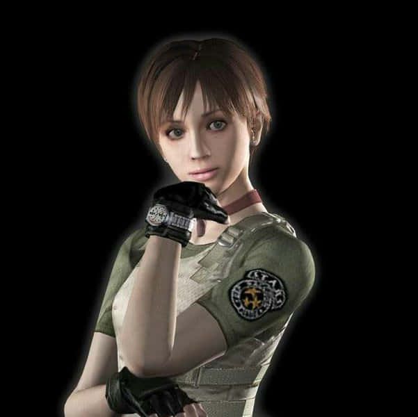 Agile Rebecca Chambers In Action Wallpaper