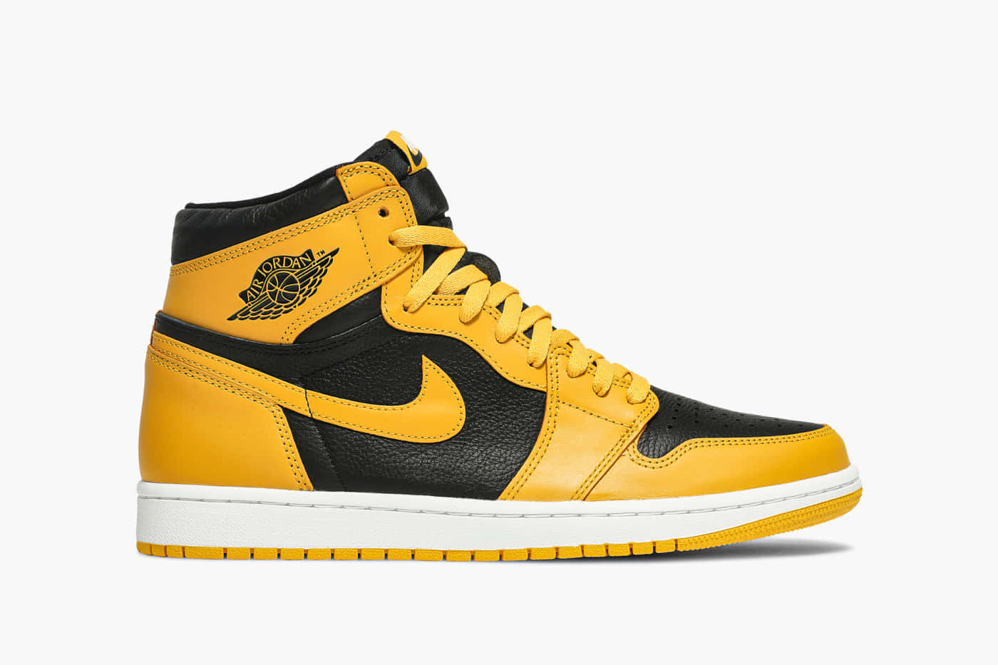 Air Jordan 1 Retro High Og - Yellow Wallpaper