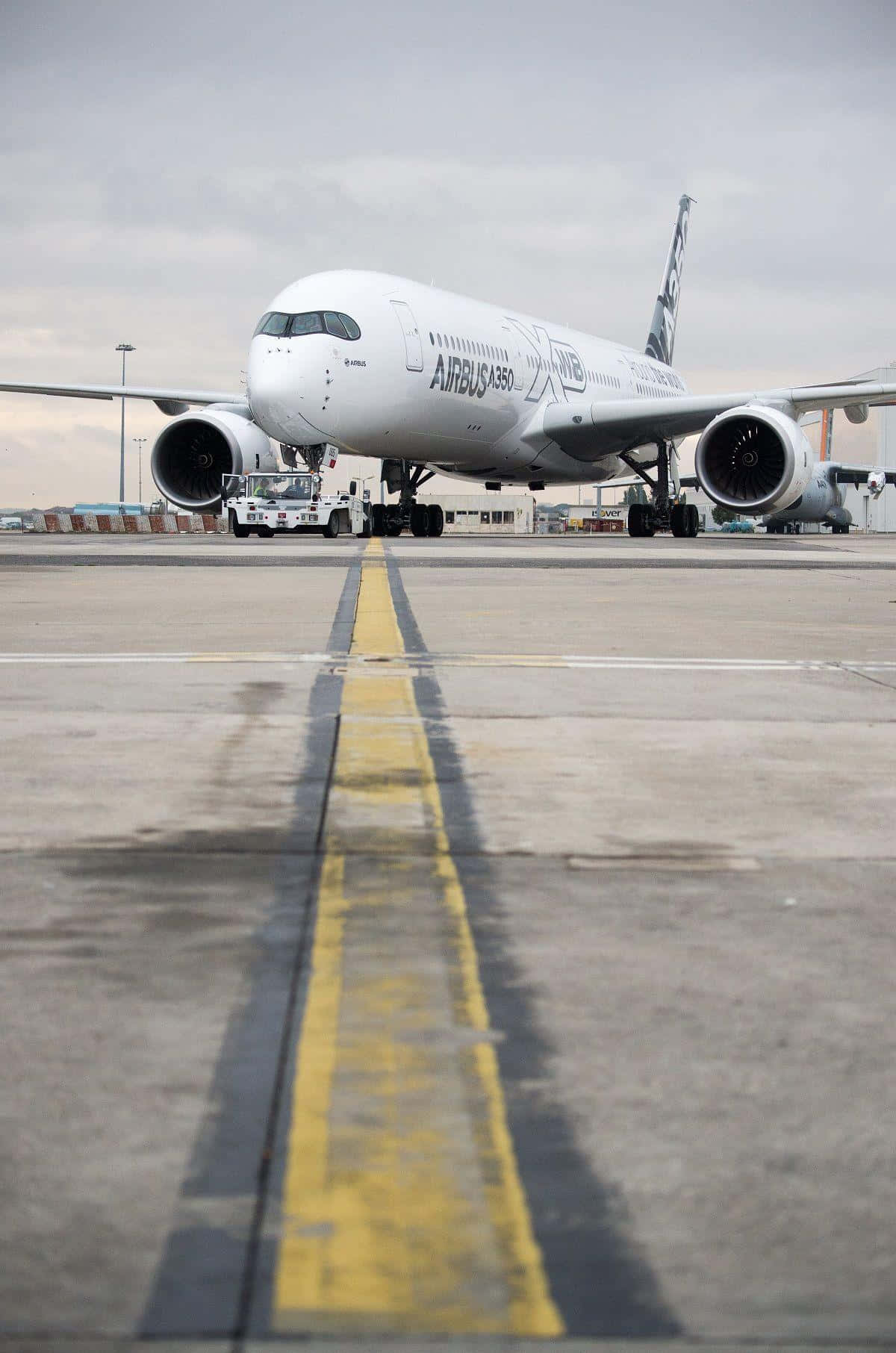 Airbus A350 On Tarmac Wallpaper