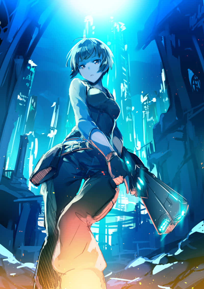 Akane Tsunemori: The Strong-willed Enforcer From Psycho-pass Wallpaper