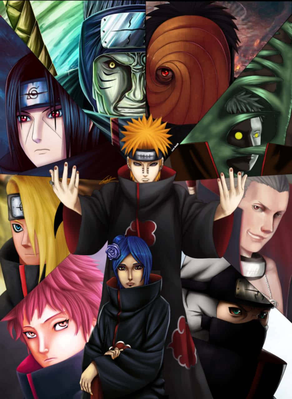 Akatsuki Assault In The Naruto Shippuden Universe Wallpaper