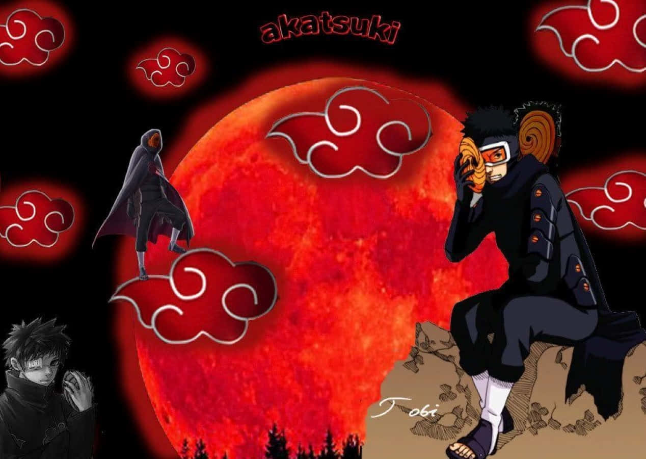 Akatsuki Tobi In His Apparrel Of Mystery Wallpaper