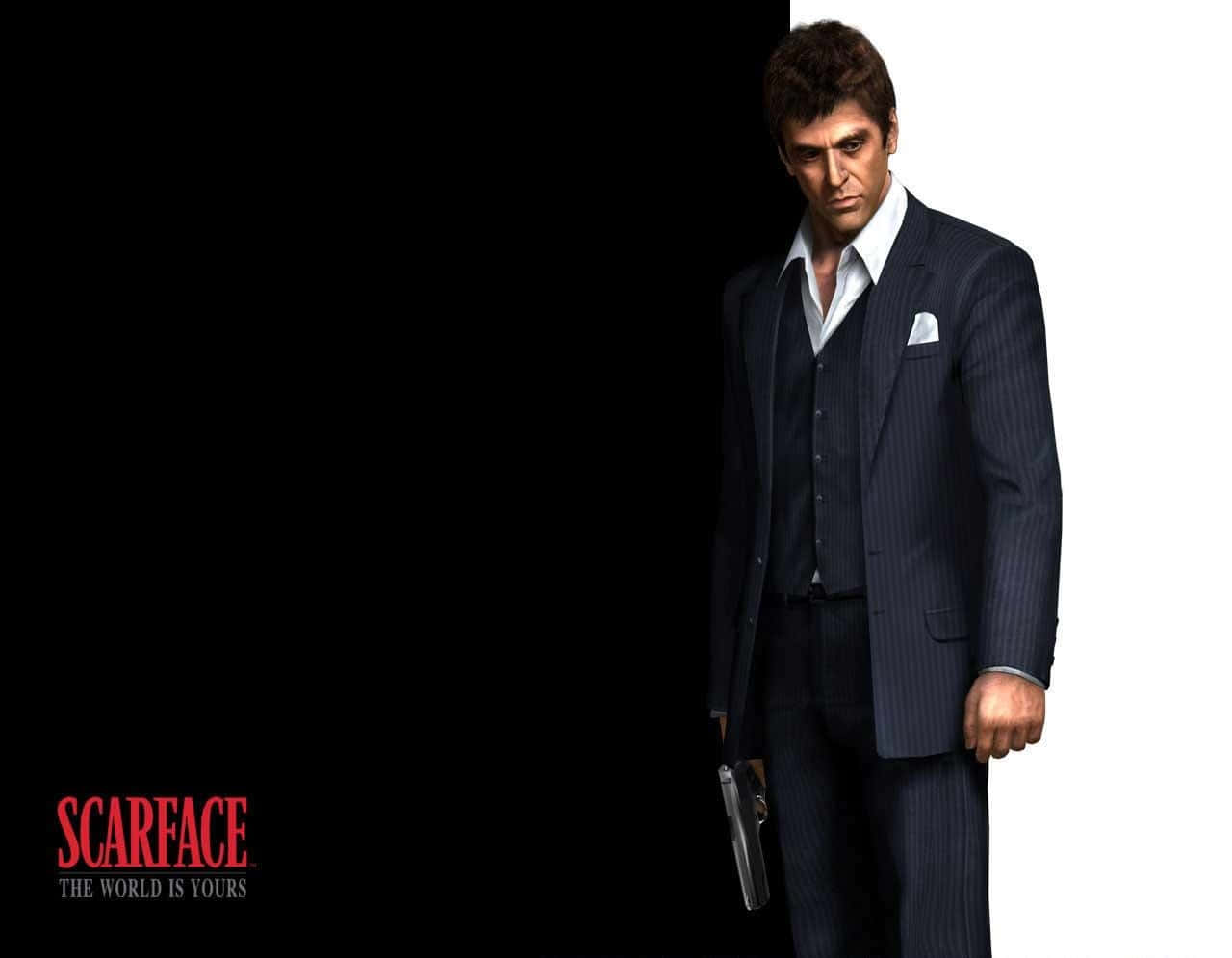 Al Pacino As Tony Montana In Scarface Wallpaper