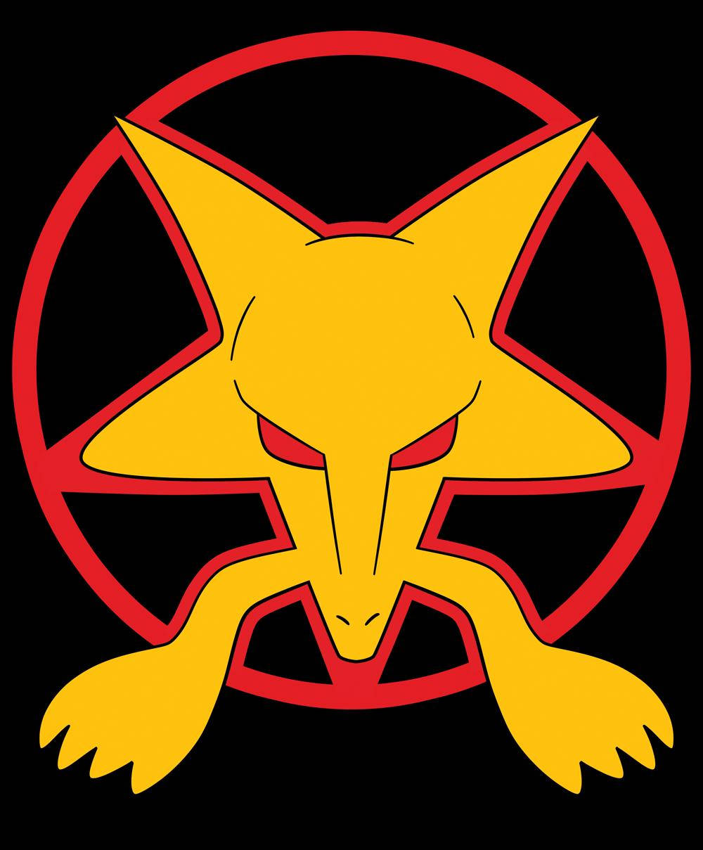 Alakazam Head Pentagram Wallpaper