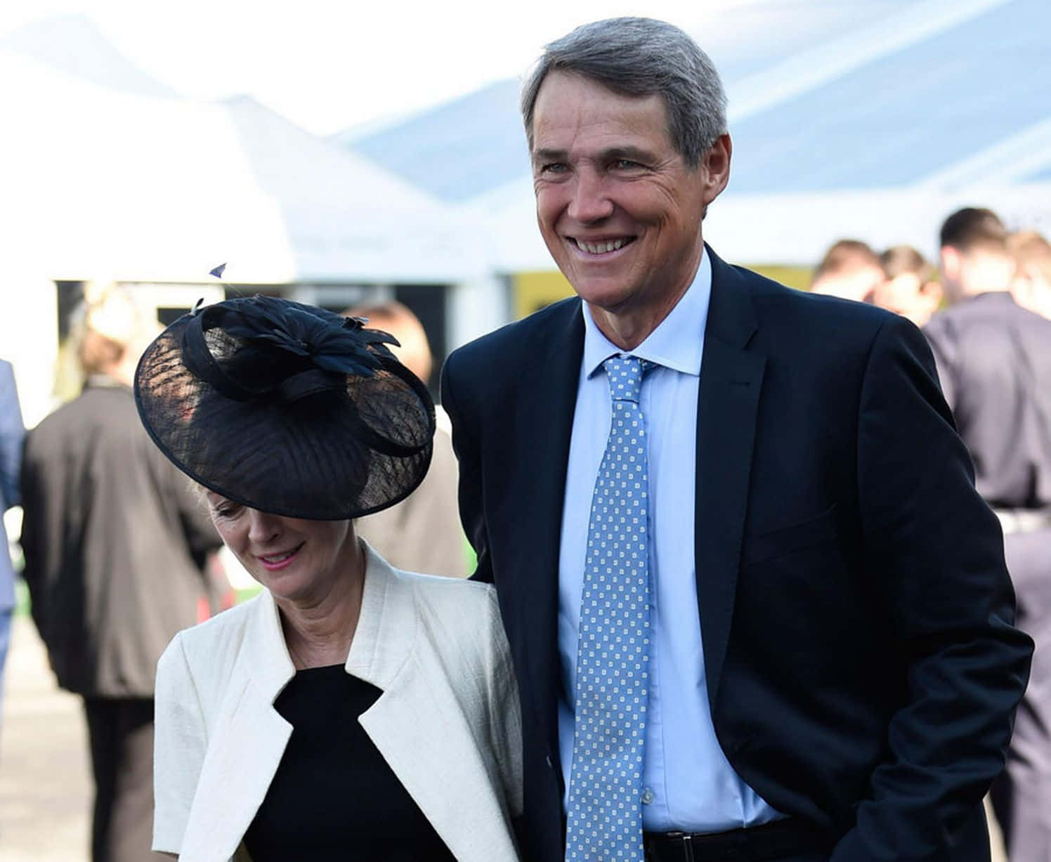 Alan Hansen With His Wife Janet Wallpaper