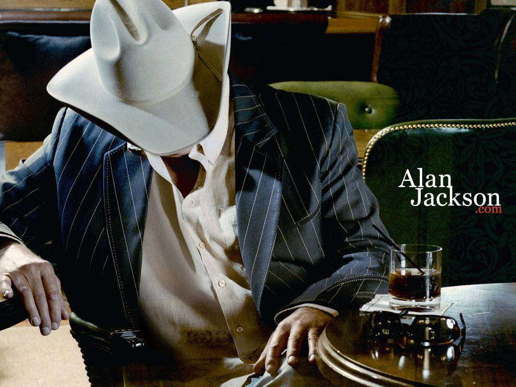 Alan Jackson Inside A Saloon Wallpaper