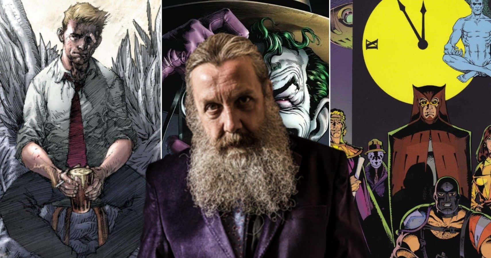 Alan Moore - Legendary Comic Book Writer And Novelist Wallpaper