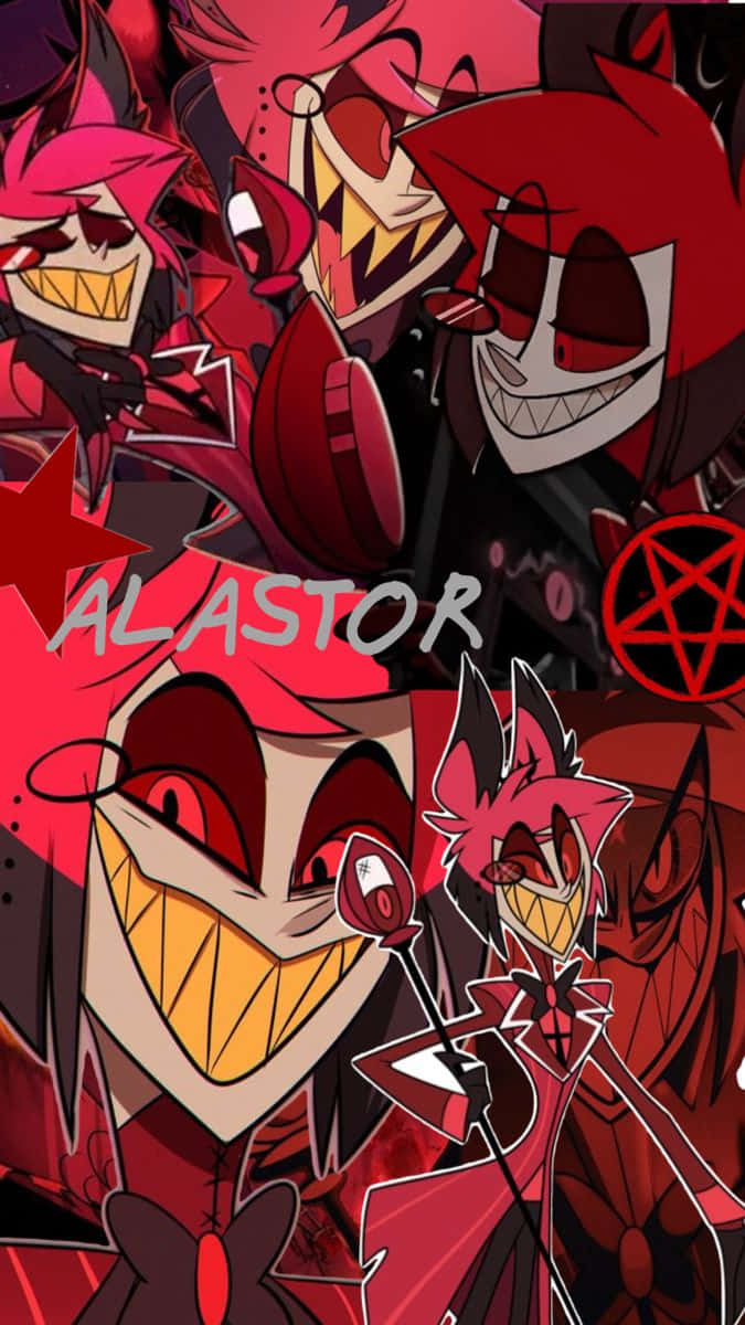 Alastor Hazbin Hotel Art Wallpaper