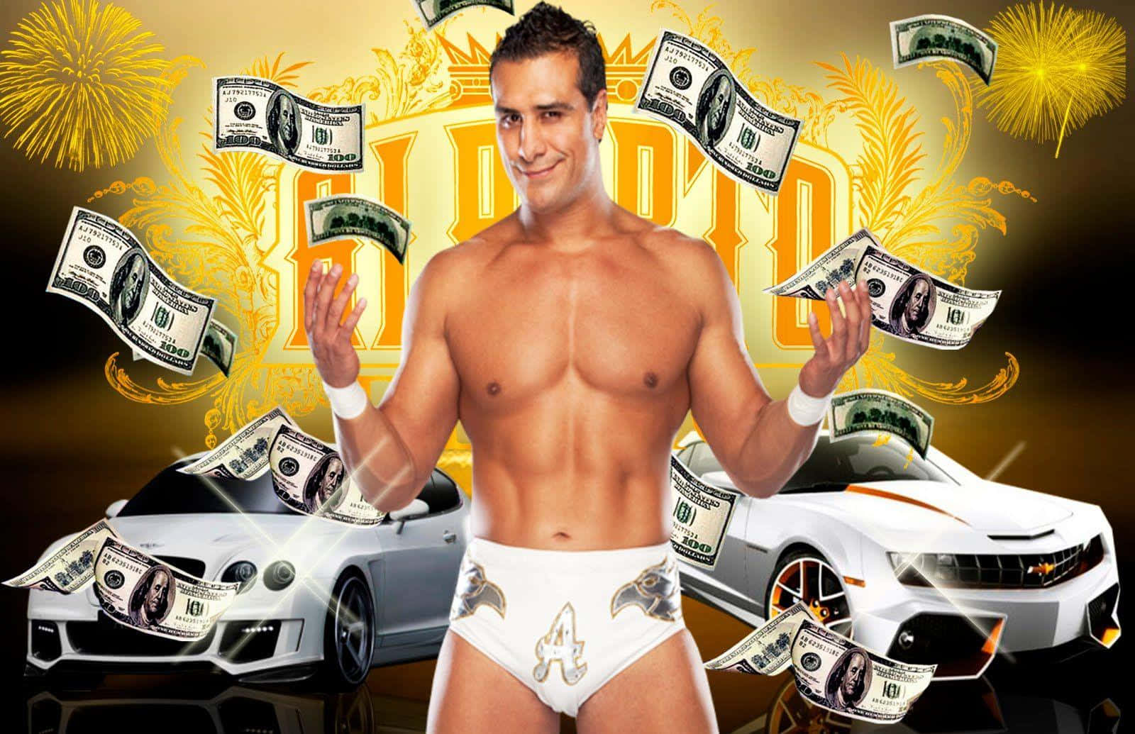 Alberto Del Rio In Action Wallpaper