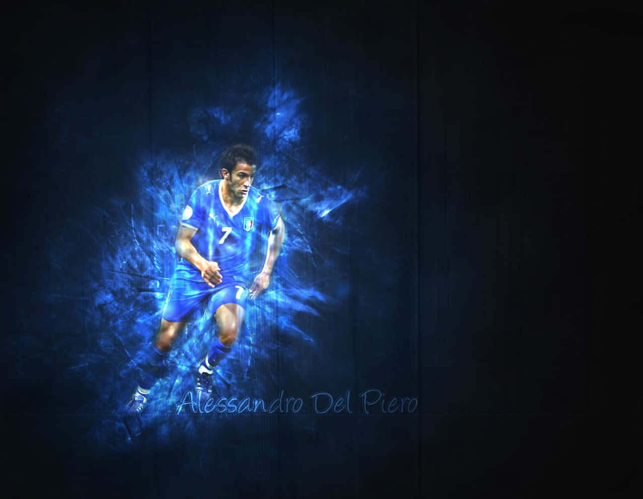 Alessandro Del Piero Amazing Vector Art Wallpaper