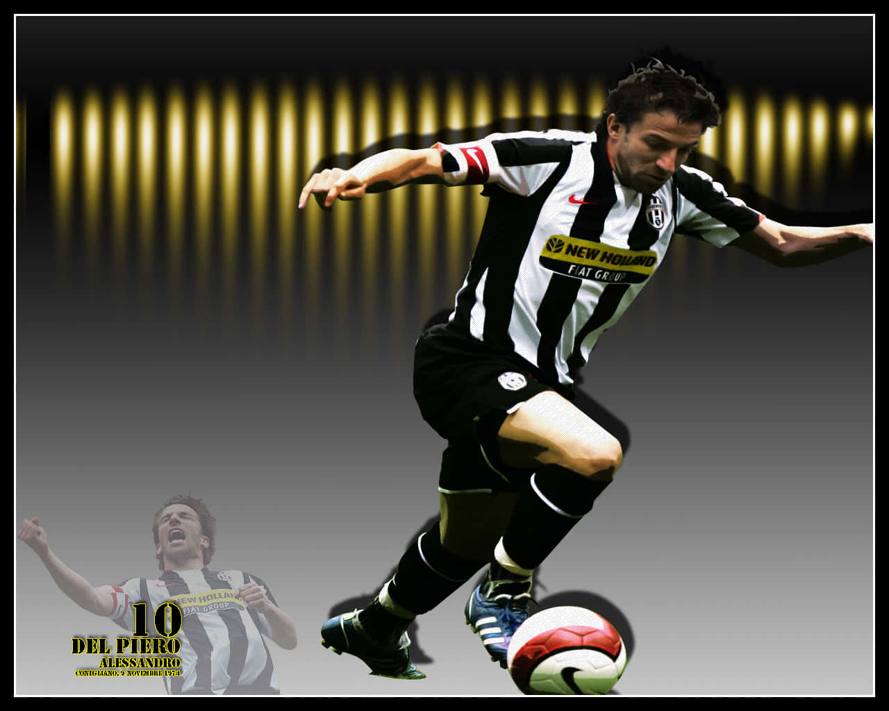 Alessandro Del Piero Computer Graphics Wallpaper