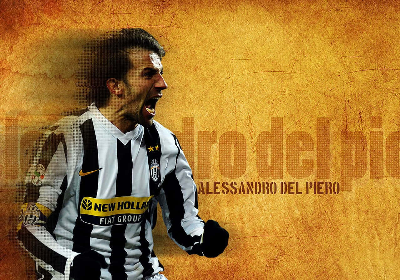 Alessandro Del Piero Creative Digital Design Wallpaper