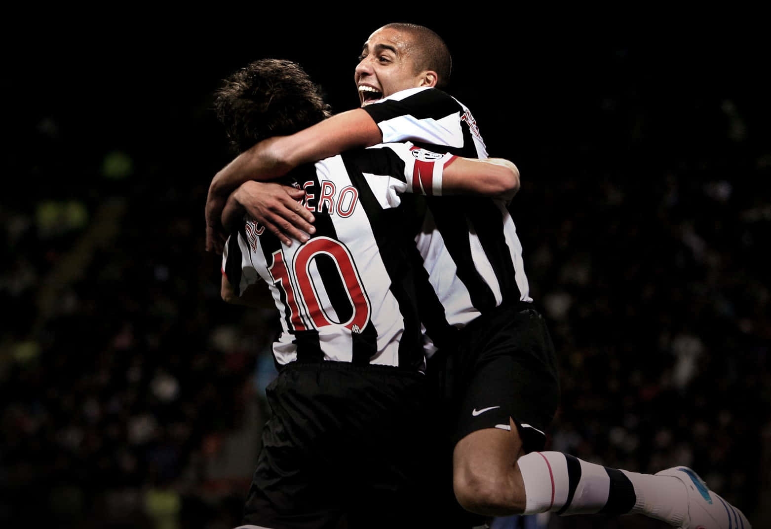 Alessandro Del Piero David Trezeguet Celebrating Wallpaper