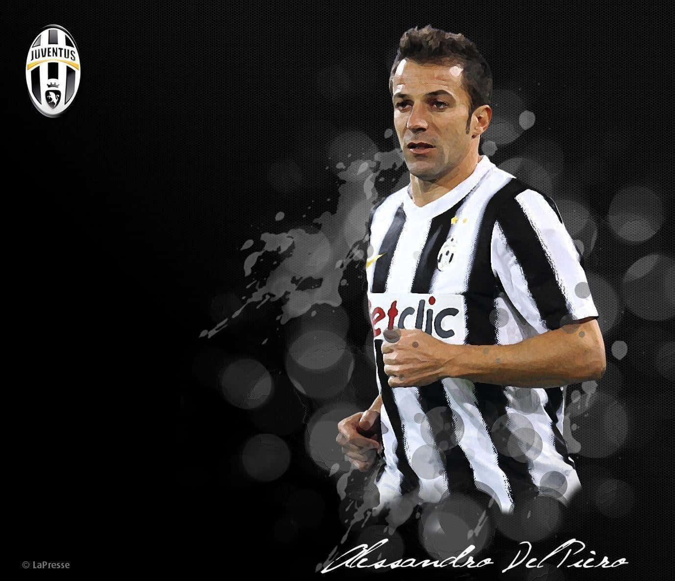 Alessandro Del Piero Digital Artwork Wallpaper