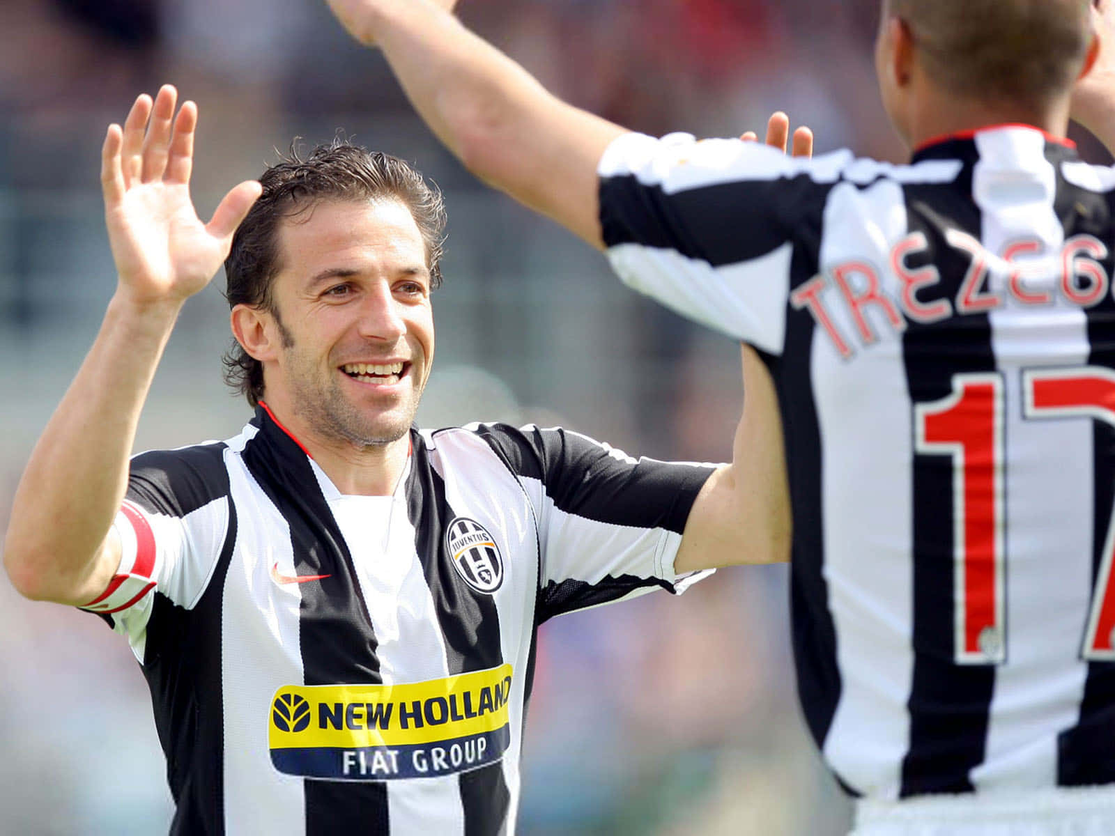 Alessandro Del Piero High Five David Trezeguet Wallpaper