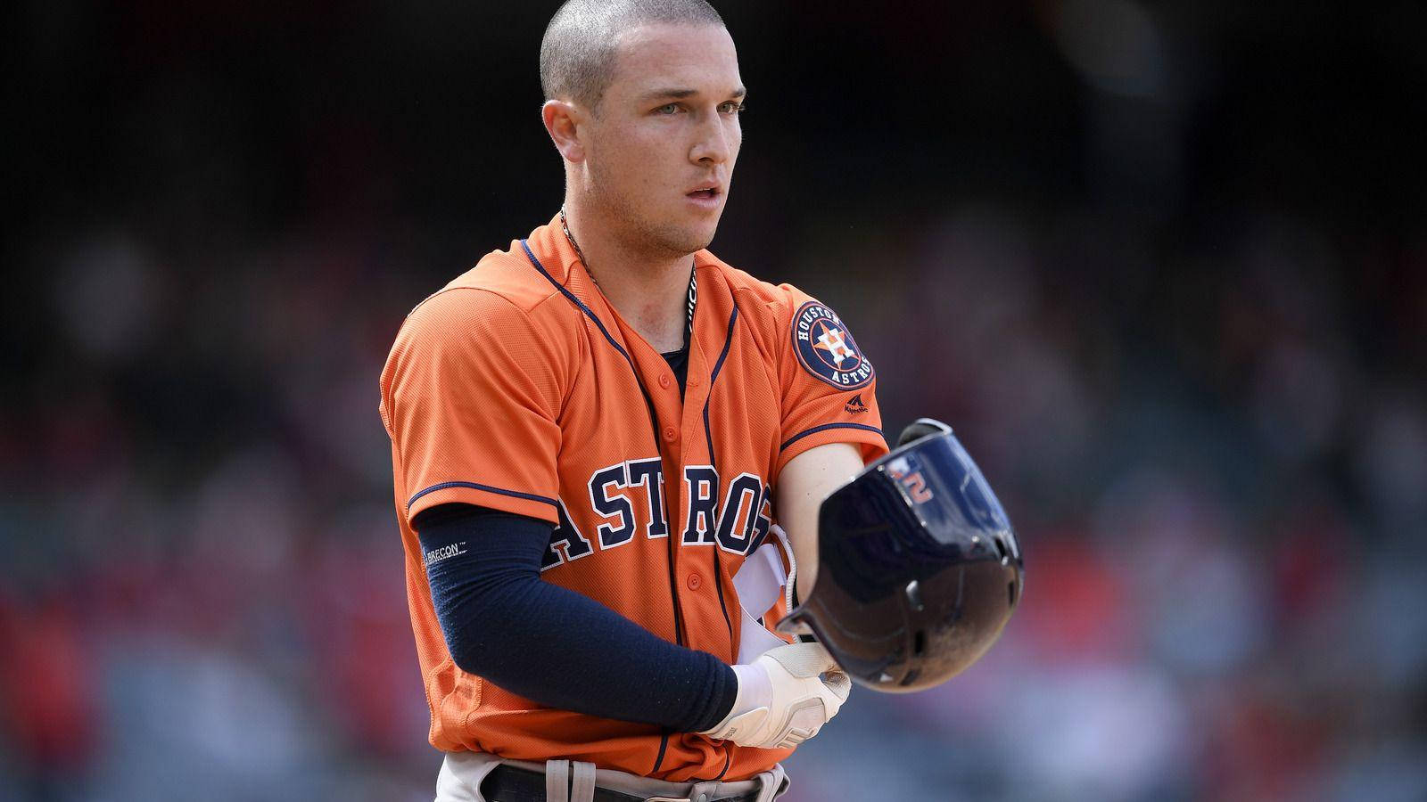 Alex Bregman Taking Off Helmet Wallpaper