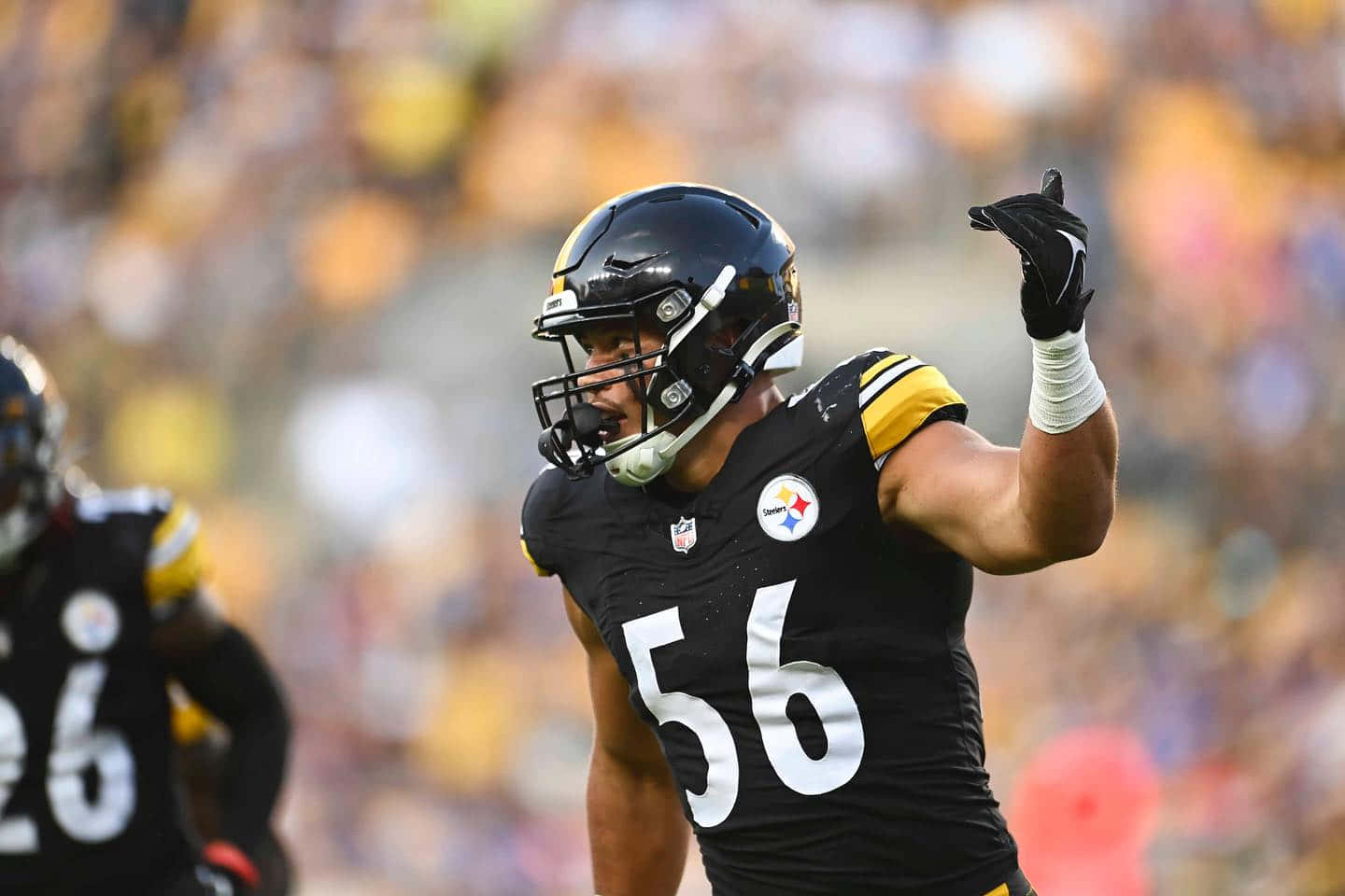 Alex Highsmith Steelers Game Action Wallpaper