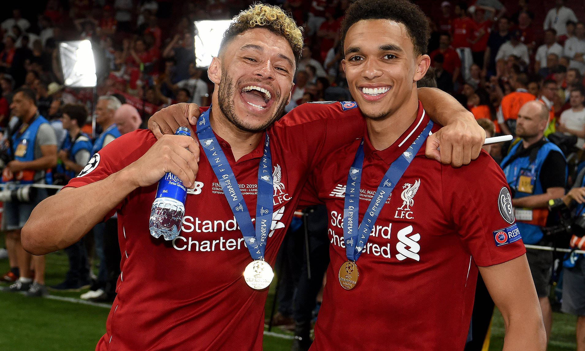 Alex Oxlade-chamberlain And Trent Alexander Arnold Wallpaper