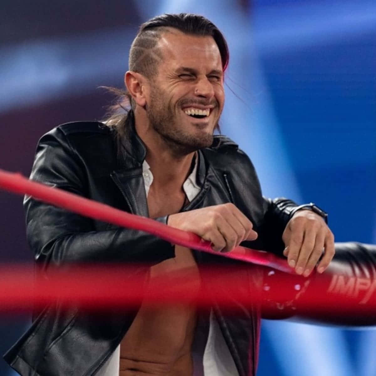 Alex Shelley Smiling On Impact Wrestling Wallpaper