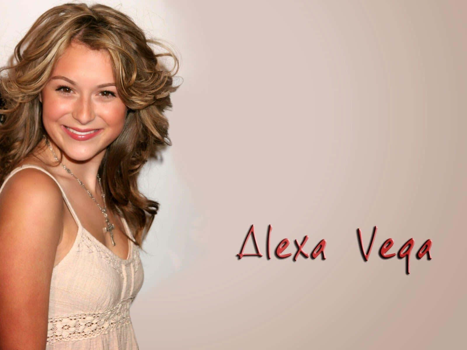 Alexa Penavega Striking A Serene Pose Wallpaper