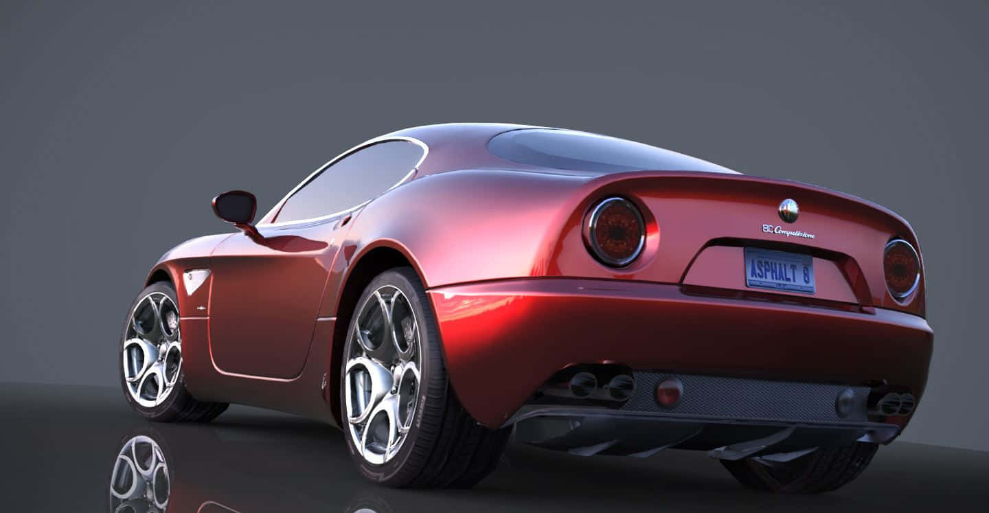 Alfa Romeo 8c Competizione - Breathtaking Design And Performance Wallpaper