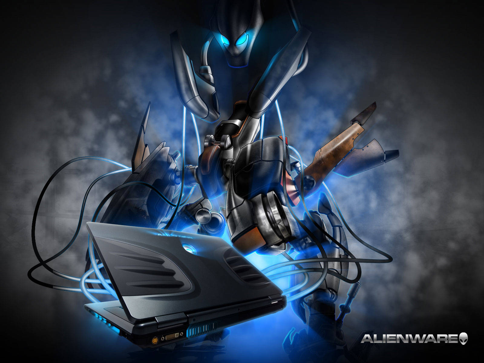 Alienware Default Cyborg Wallpaper