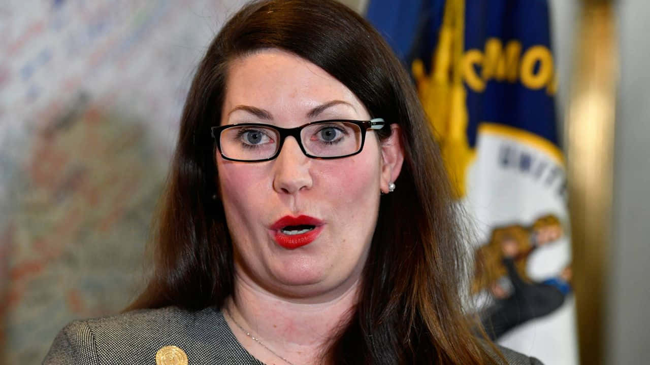 Alison Lundergan Grimes In Glasses Wallpaper