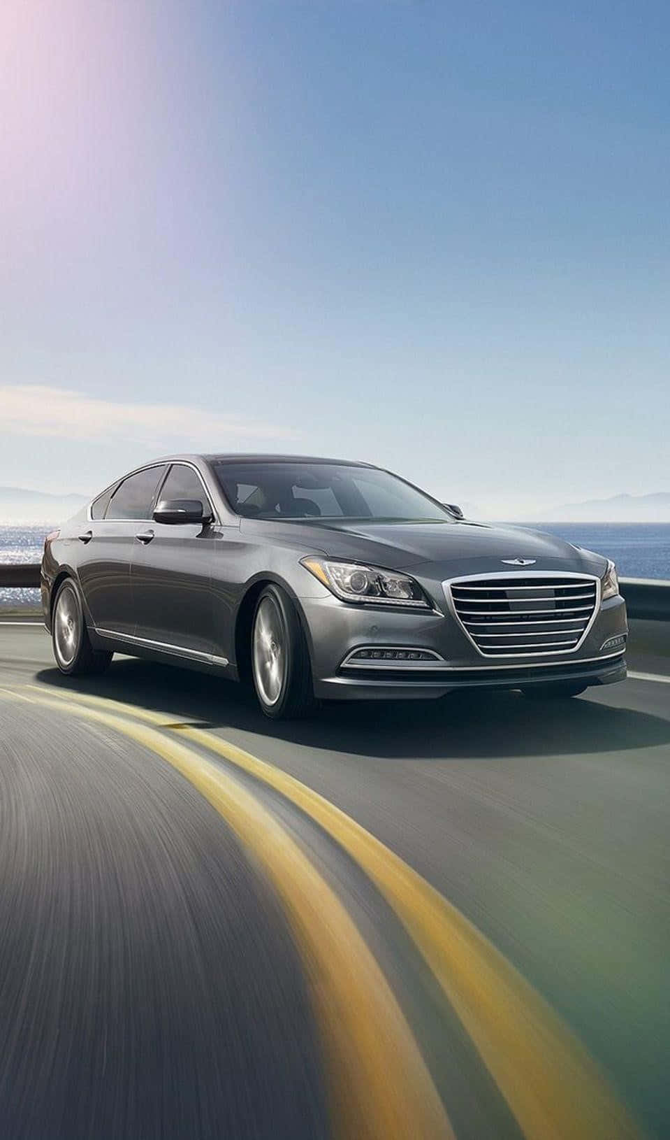 All-new Genesis G80 Luxury Sedan In Motion Wallpaper