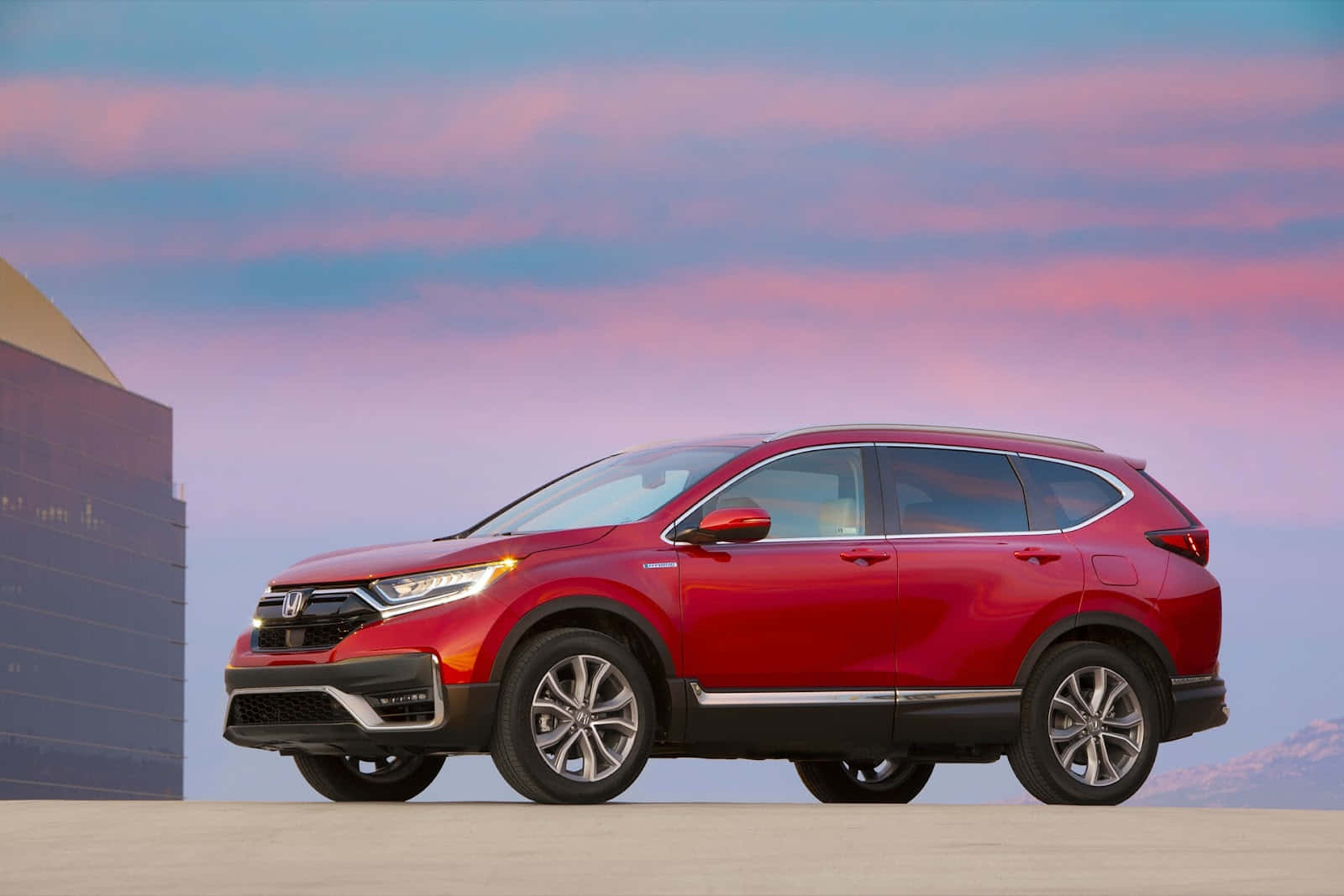 All-new Honda Cr-v On The Road Wallpaper