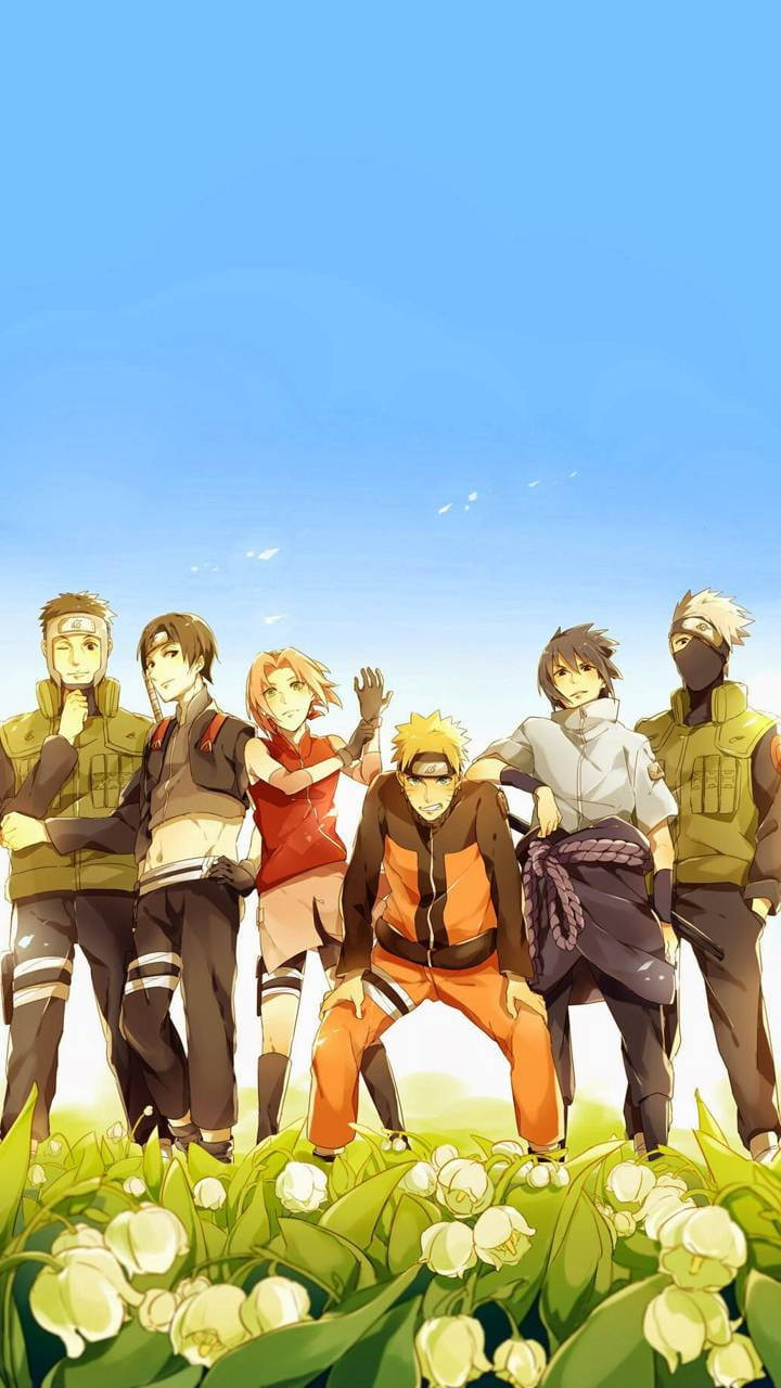 All Team 7 Naruto Iphone Wallpaper