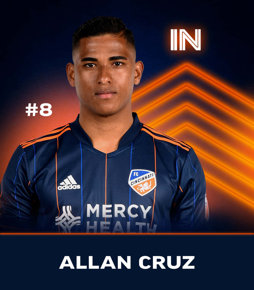 Allan Cruz F C Cincinnati Player Portrait Wallpaper