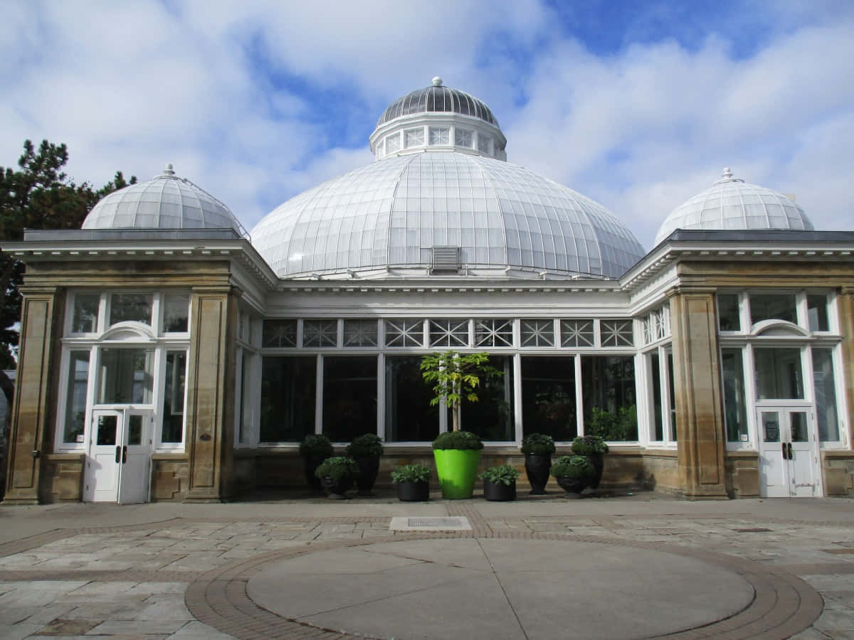 Allan Gardens Conservatory Exterior Wallpaper