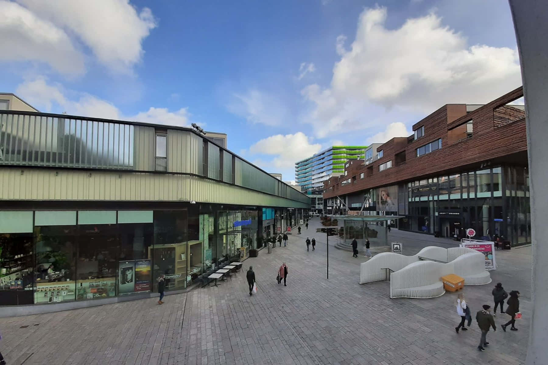 Almere City Center Pedestrian Area Wallpaper