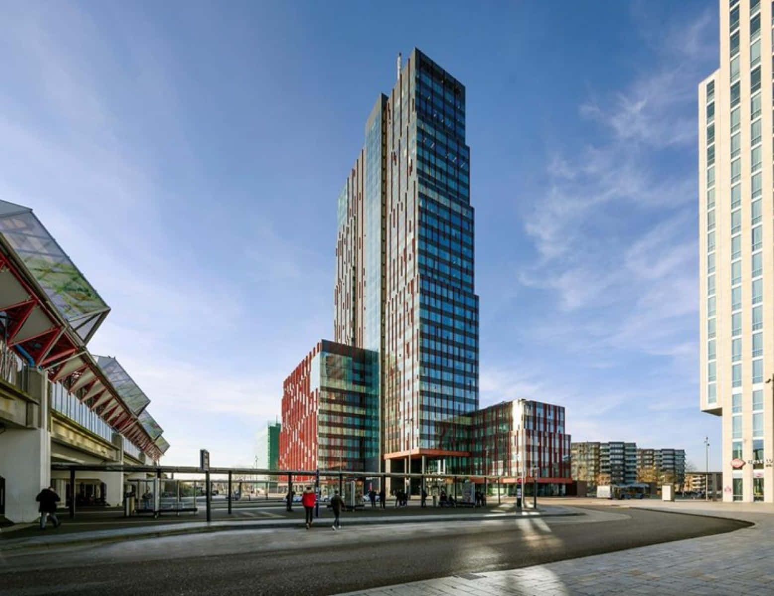 Almere Cityscapewith Modern Architecture Wallpaper