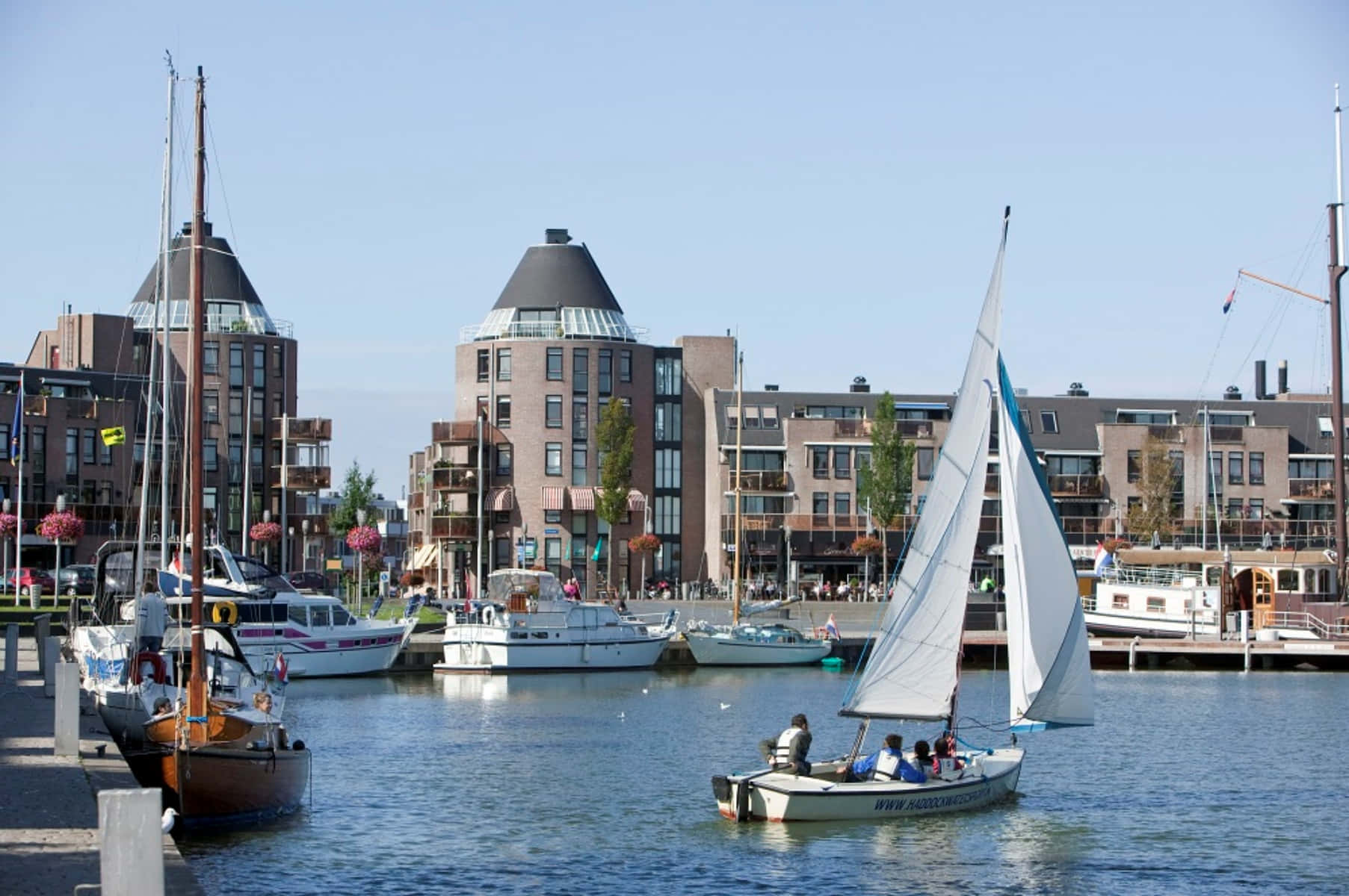 Almere Marina Sailing Activity Wallpaper