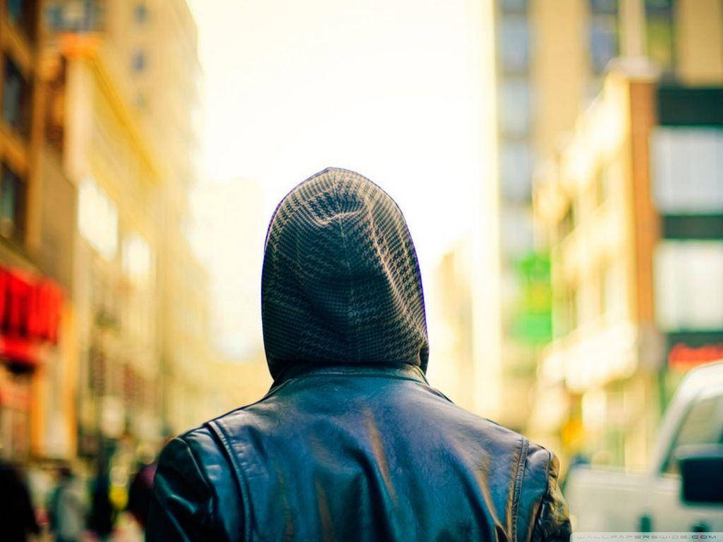 Alone Boy In Hoodie Wallpaper