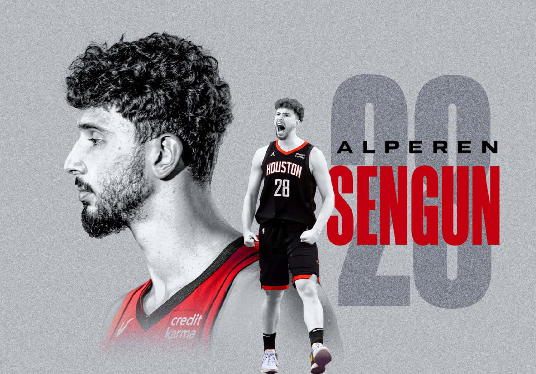 Alperen Sengun Houston Rockets Basketball Player Wallpaper