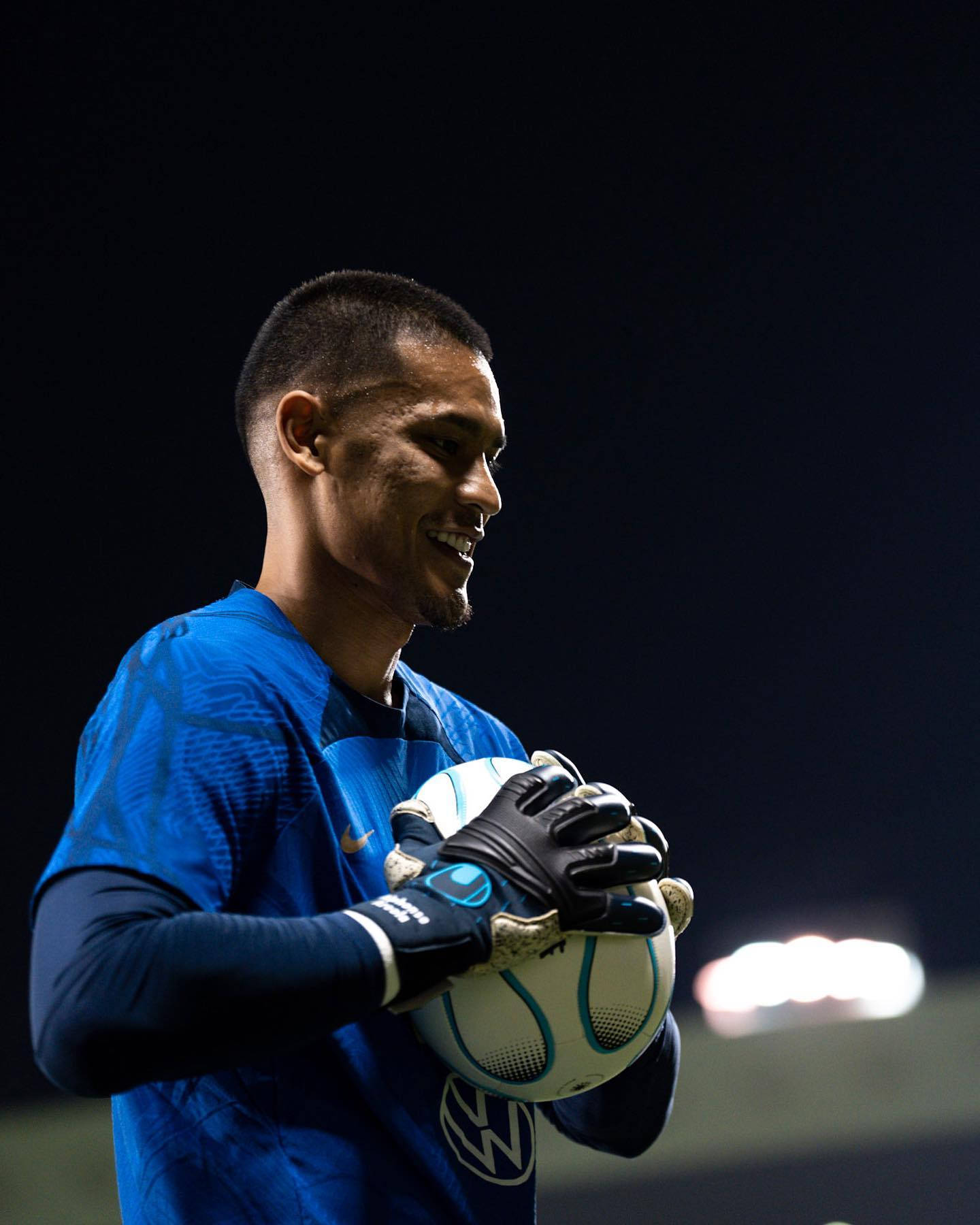 Alphonse Areola Holding A Football Wallpaper