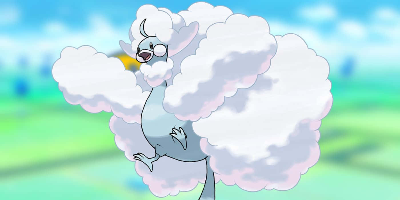 Altaria-like Swablu Wallpaper