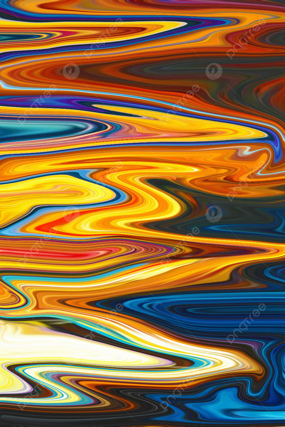 Alternative Art Abstract Swirl Wallpaper