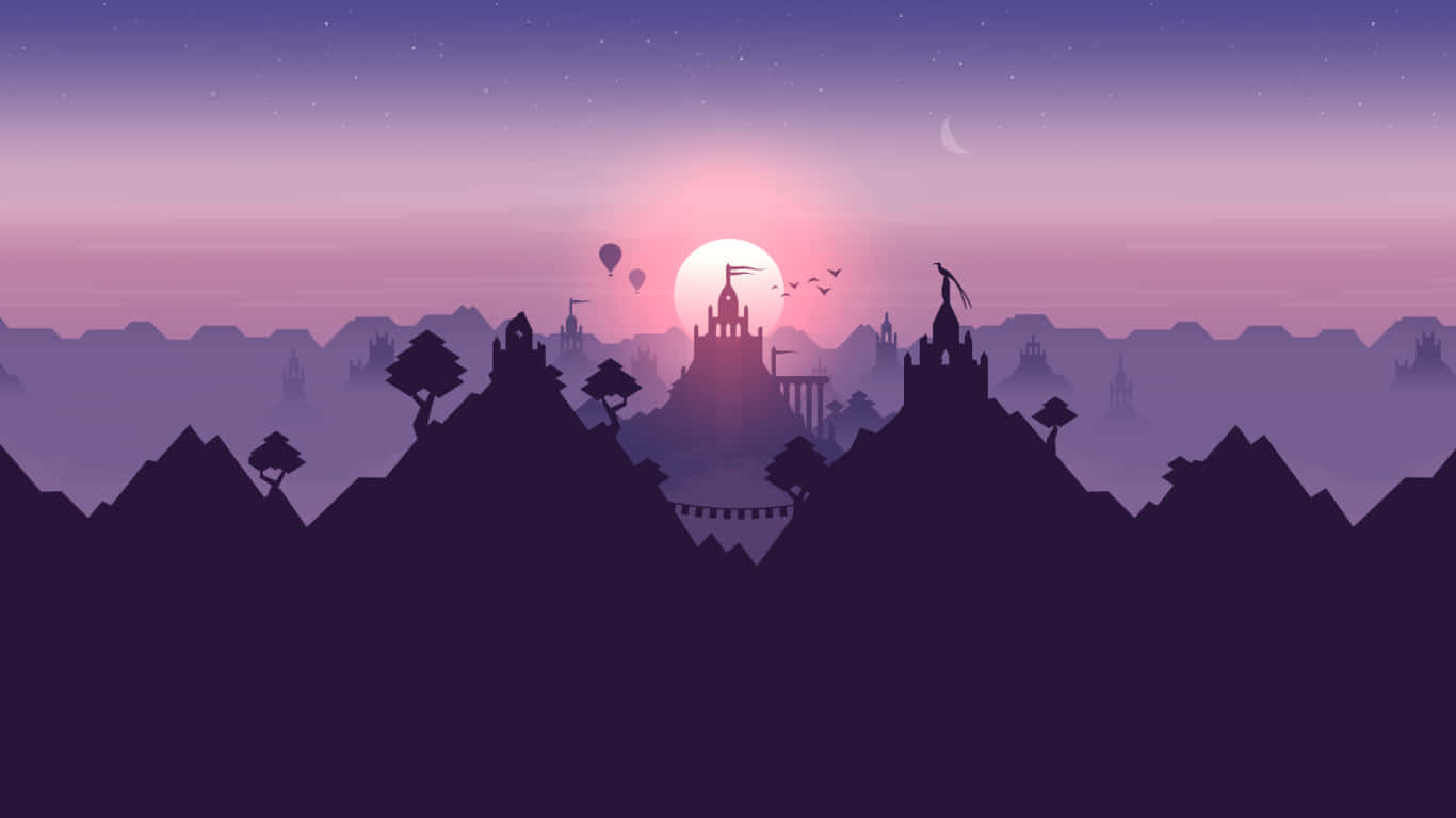 Alto's Odyssey 1366x768 Minimalist Wallpaper