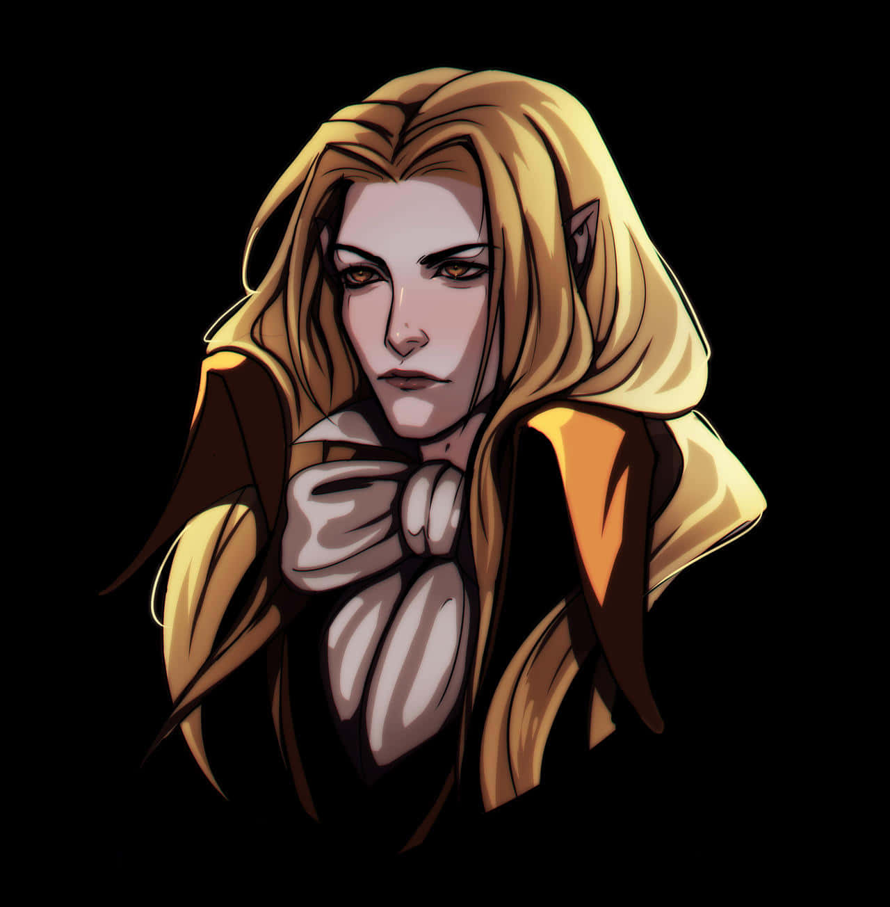 Alucard Castlevania Animated Portrait Wallpaper