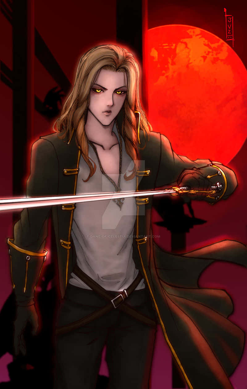 Alucard Castlevania Anime Artwork Wallpaper