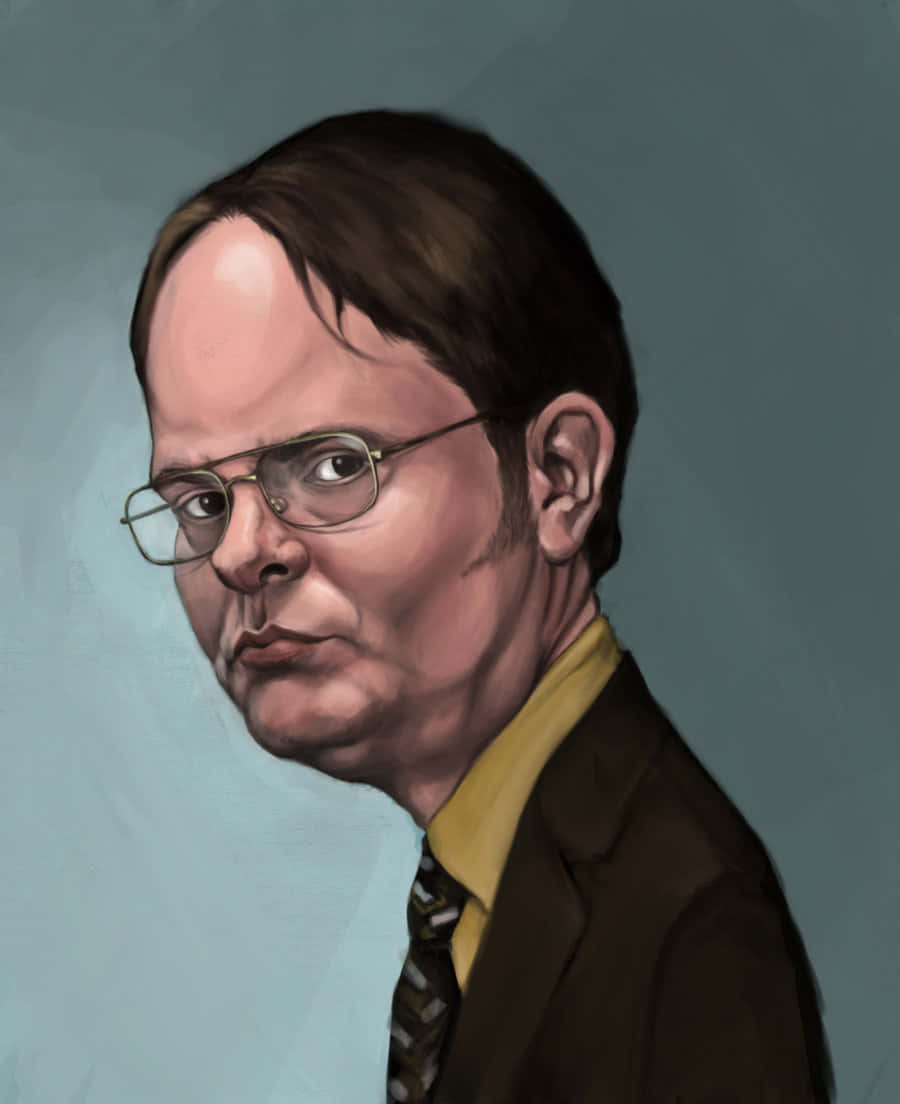 Always Look On The Bright Side With Dwight Schrute Wallpaper