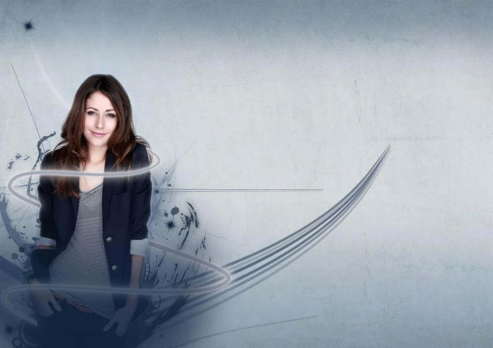 Amanda Crew Abstract Backdrop Wallpaper