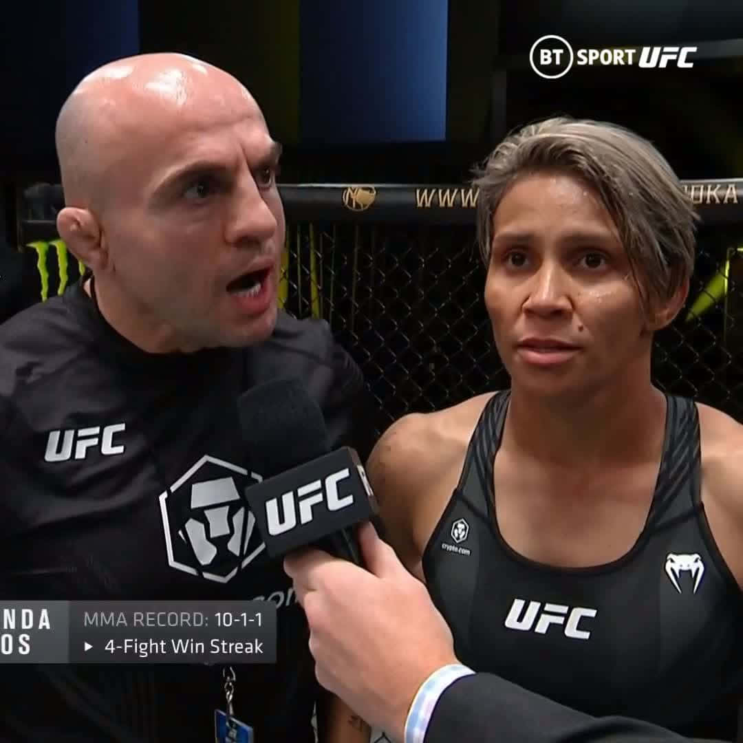 Amanda Lemos U F C Interview Post Fight Wallpaper