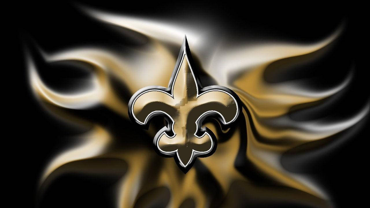 Amazing Nfl Saints Logo Art Wallpaper